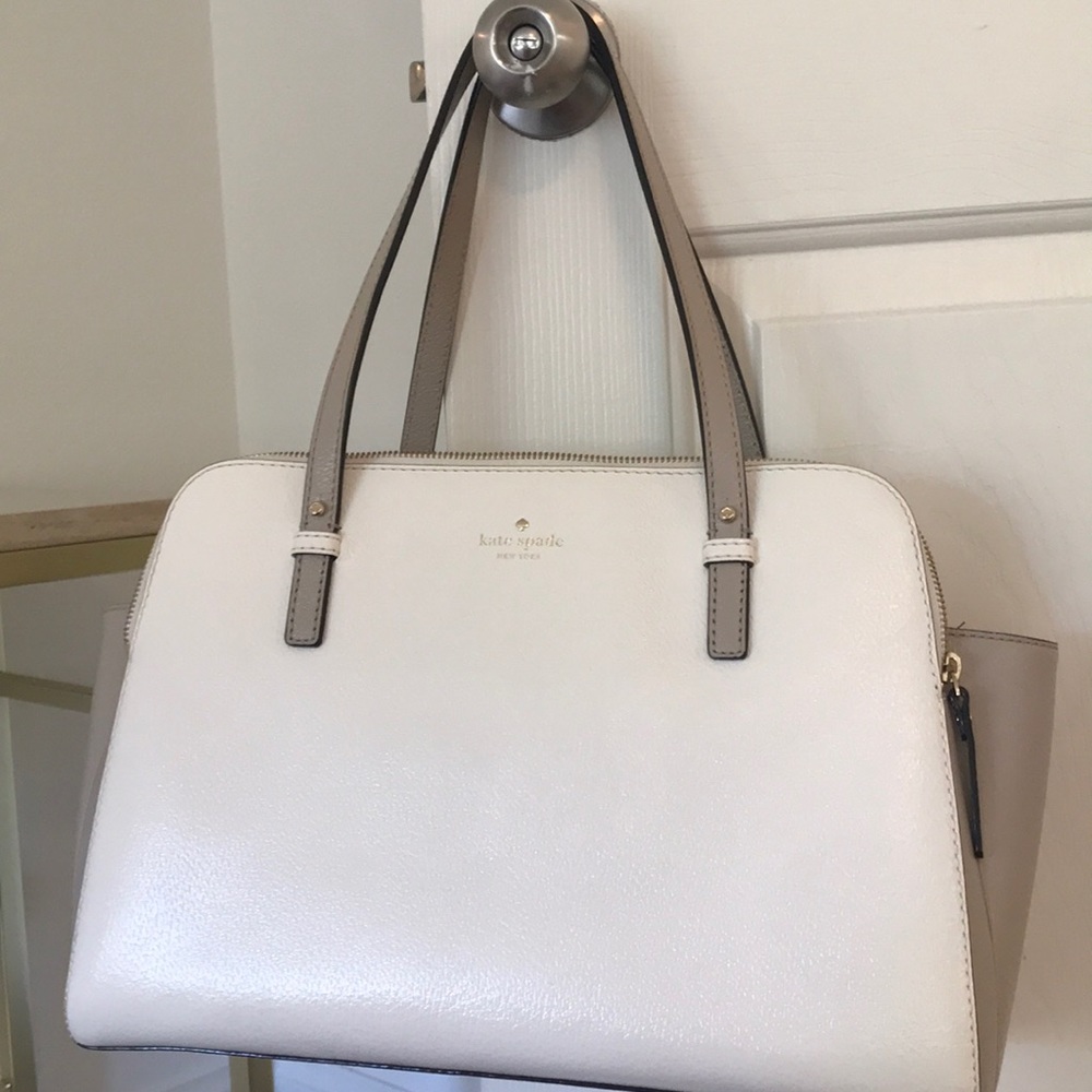 Kate Spade Off White & Light Beige Purse